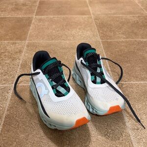 On Running MONSTER Sneakers - White, Navy, teal and Orange